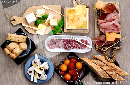 Image of Cold Cuts and Delicious Snacks