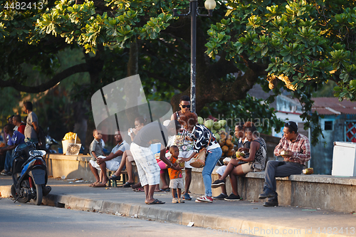 Image of Street life in Toamasina city, Madagascar