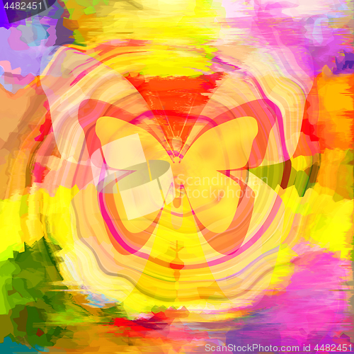Image of Butterly abstract background