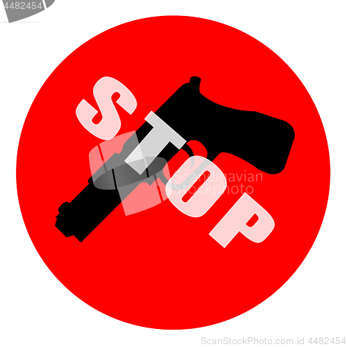 Image of Stop gun sign