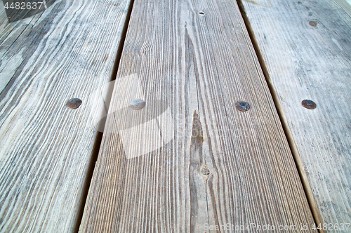 Image of closeup of wooden table top