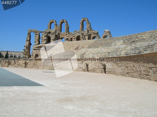 Image of colosseum stadium tunisia