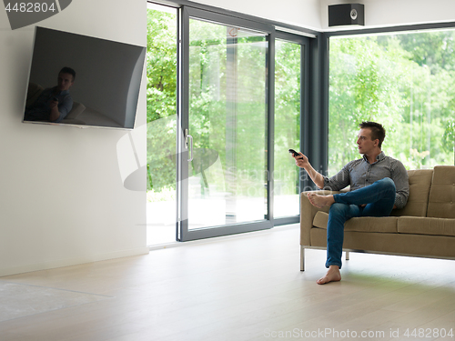 Image of young man enjoying free time