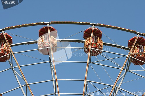 Image of ferris wheel baskets