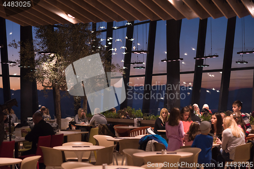 Image of Couple on a romantic dinner at the restaurant