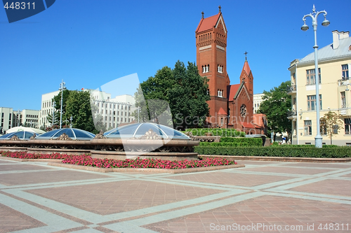 Image of Independence Square in Minsk