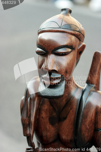 Image of Statue of african hunter