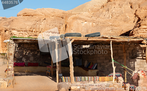 Image of Bedouin hut in  Egypt