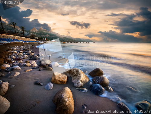 Image of Beach in Mediterranean sea