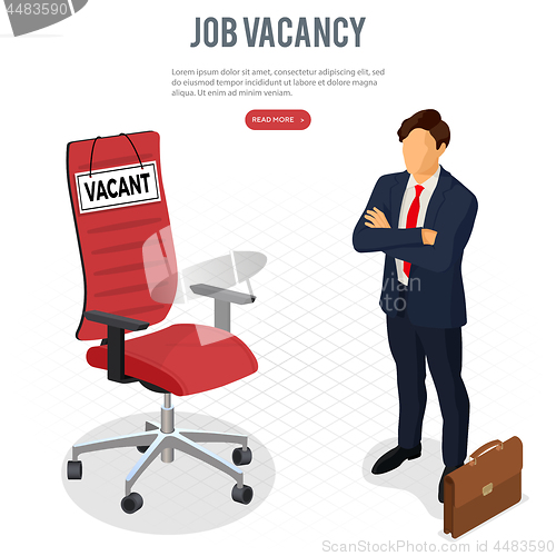 Image of Isometric Employment and Hiring Concept