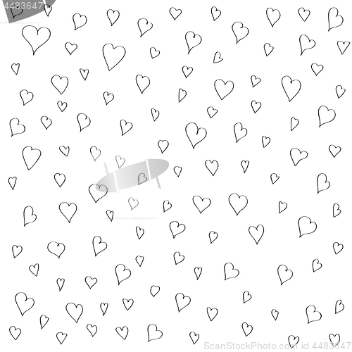 Image of Vector Valentines Day Greeting Card