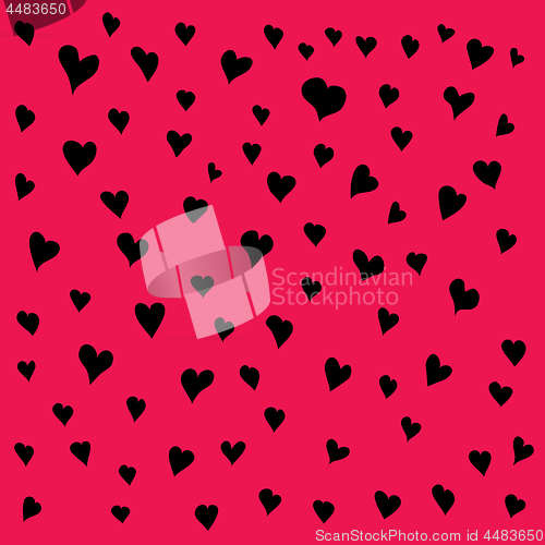 Image of Vector Valentines Day Greeting Card