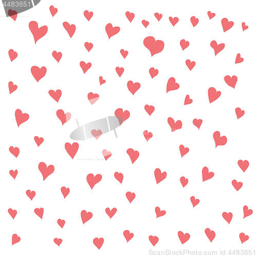 Image of Vector Valentines Day Greeting Card