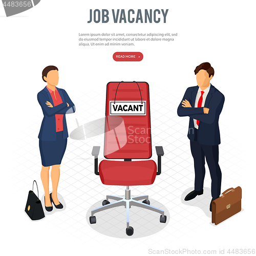 Image of Isometric Employment and Hiring Concept