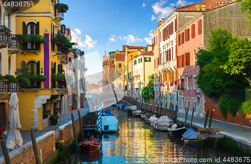 Image of Motorboats in Venice