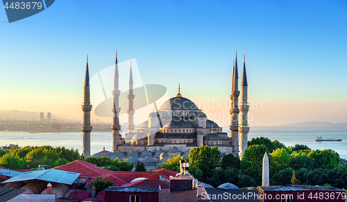 Image of View of the Blue Mosque