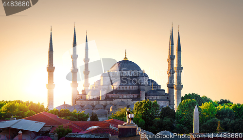 Image of Blue Mosque and Bosphorus