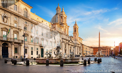 Image of Piazza Navona and Fountain