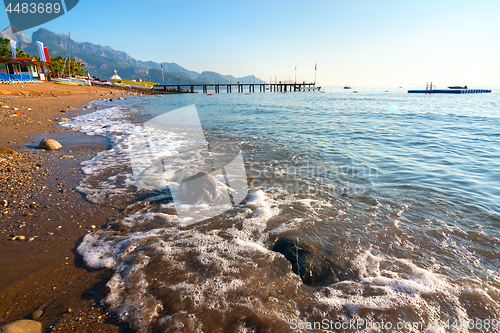 Image of Mediterranean sea at morning