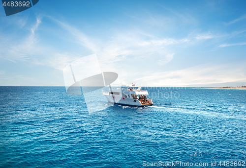 Image of Pleasure boat in Sea