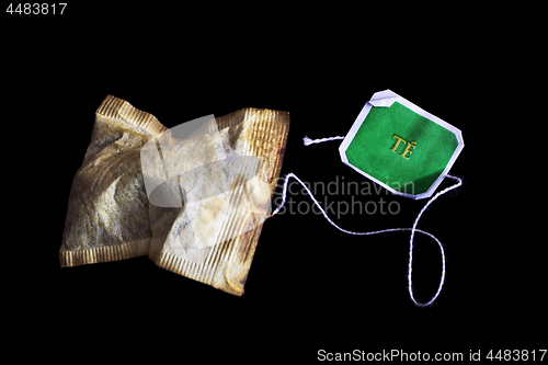 Image of Used tea bag 