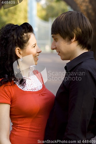 Image of attractive couple together