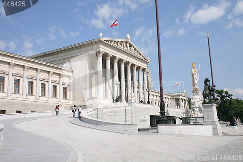 Image of parlament in Vienna