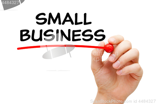 Image of Small Business Handwritten With Marker