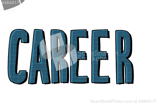 Image of career lettering text