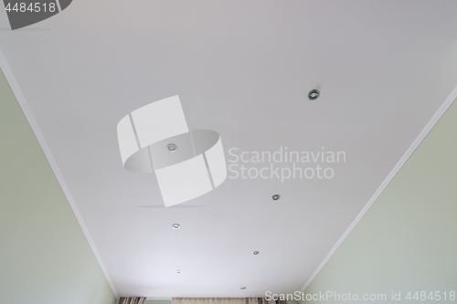 Image of Lined false ceiling in the room