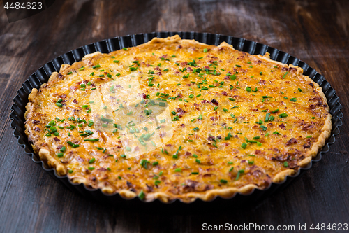 Image of German onion pie - Zwiebelkuchen