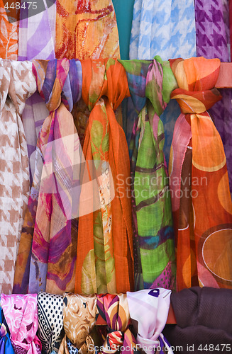 Image of Colorful scarfs