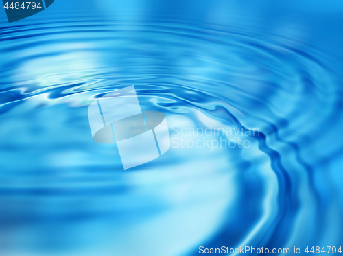Image of Bright blue abstract background with water ripples pattern