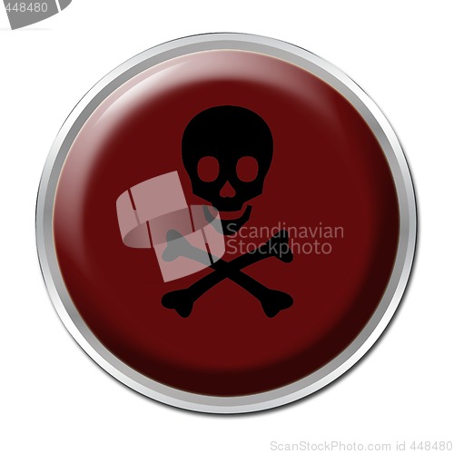 Image of Skull Button