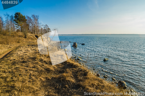 Image of Estonian Baltic Sea coast, the tide