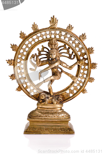 Image of Statue of Shiva Nataraja - Lord of Dance isolated