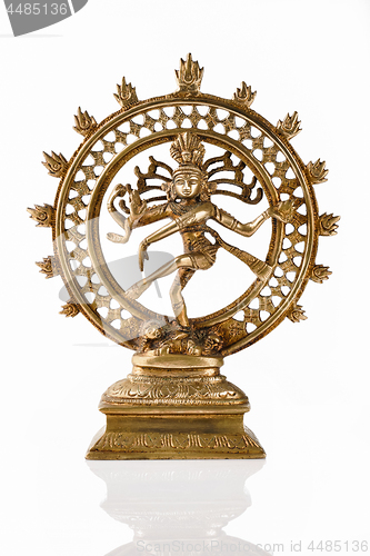 Image of Statue of Shiva Nataraja - Lord of Dance isolated