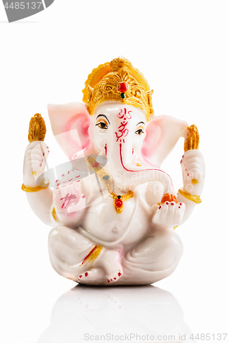 Image of Ganesha statue on white