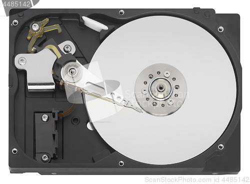 Image of HDD Hard disk drive isolated on white background