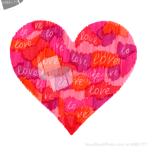 Image of Abstract bright heart 