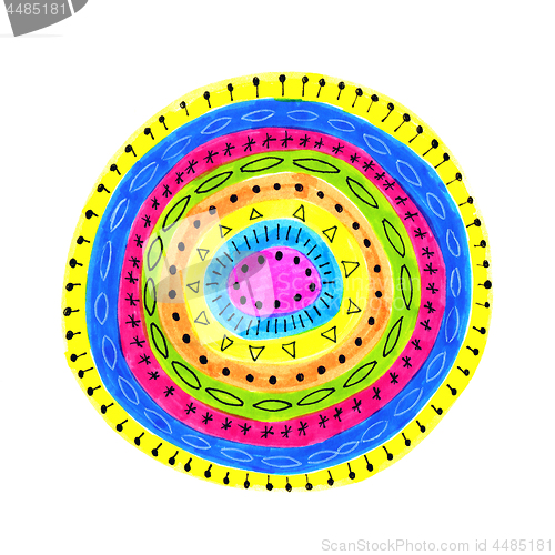 Image of Abstract colorful circles shape