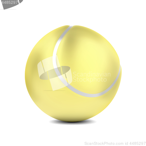 Image of Golden tennis ball