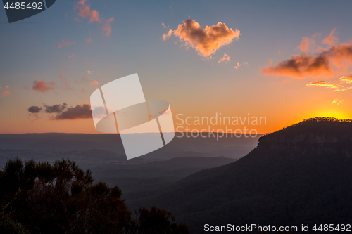 Image of Sunset views Goodnight Blue Mountains Australia