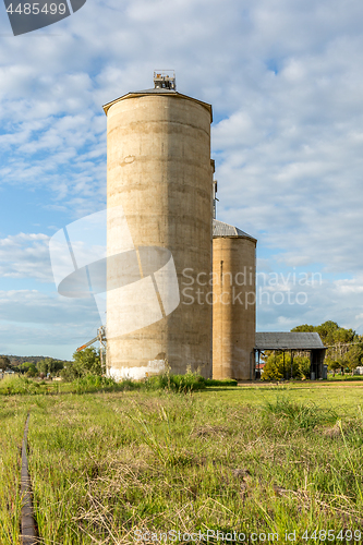 Image of Old grain silos in country NSW