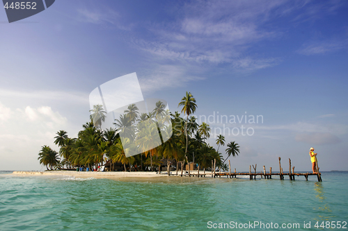 Image of Woman on Paradise Jetty