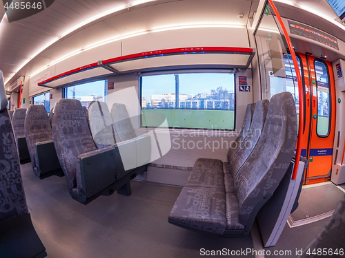 Image of Interior of Stadler FLIRT train in Norway