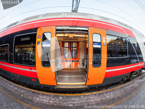 Image of Exterior of Stadler FLIRT train in Norway