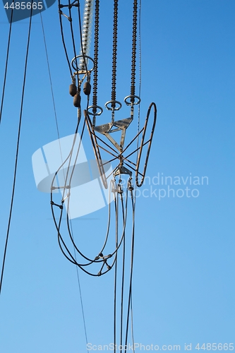 Image of Electric lines above