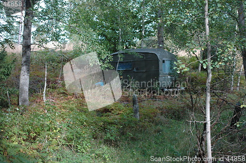 Image of Caravan in the forest