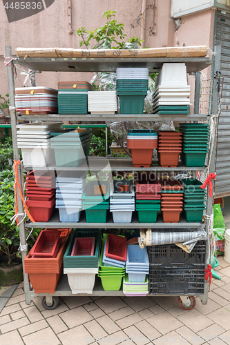 Image of Flower Pots Cart